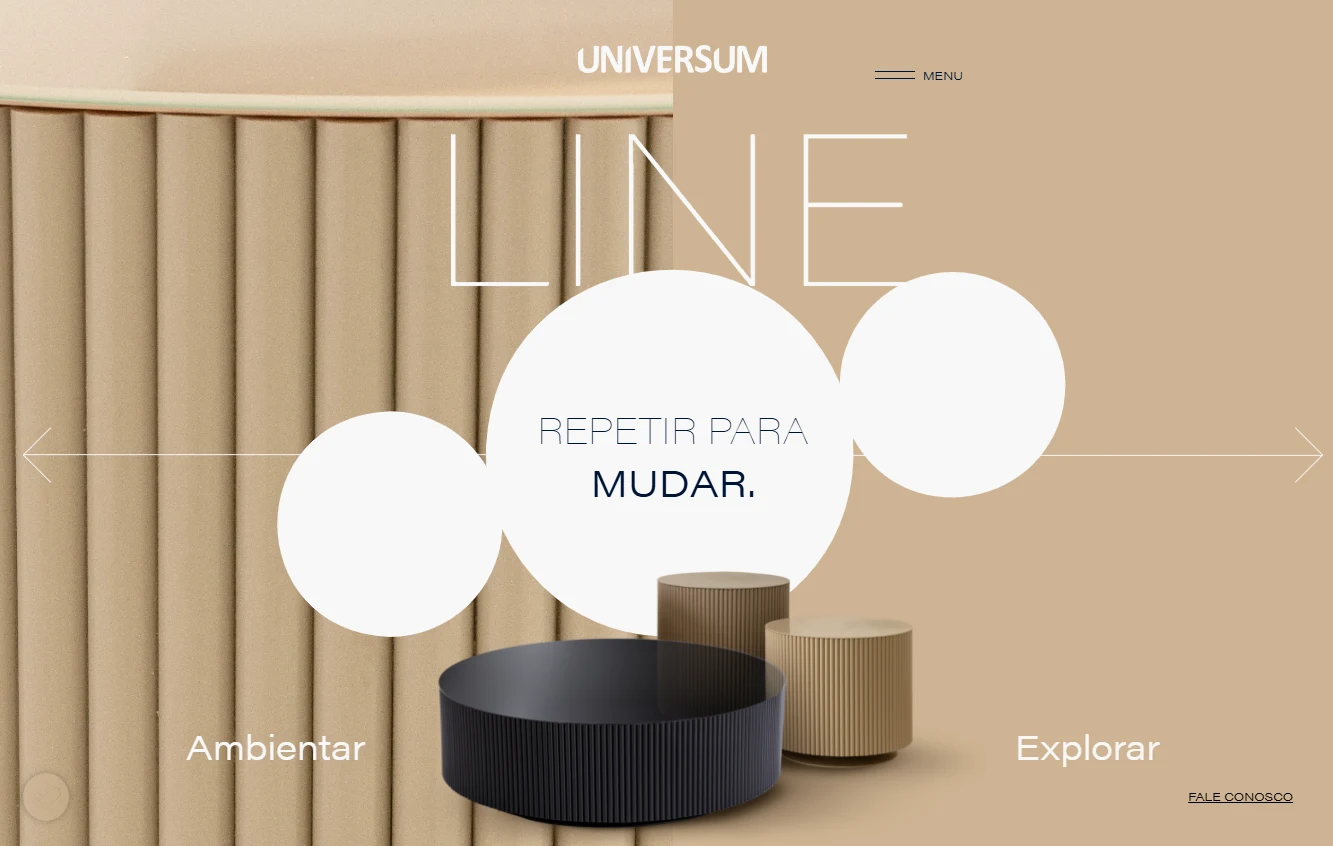 Site desenvolvido para Universum